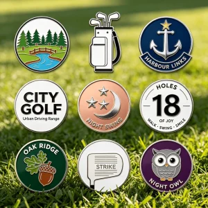 Custom New Design Pure Color Golf Ball Markers Enamel Elephant Golf Ball Marker Colored Golf Ball Markers
