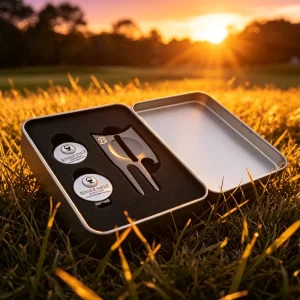 Custom Novelty Black Golf Ball Markers 3D Set