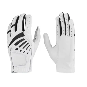 Custom OEM Breathable Waterproof Anti Slip Durable Soft Genuine Leather Golf Gloves with Customizable Packaging for Golf Sports