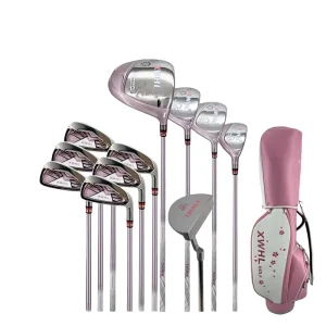 Custom OEM Complete Women’s Pink Golf Club Set for Right Handed Golf Club Set with Bag