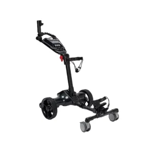 Custom OEM Electric Lithium Rechargeable Battery Aluminum Portable Durable Black 30kg Capacity Golf Cart Bag Trolley