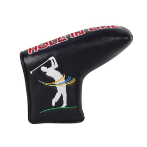 Custom OEM ODM Waterproof PU Leather Putter Head Cover Golf Club Professional Gift Accessory AG2024080902 Model