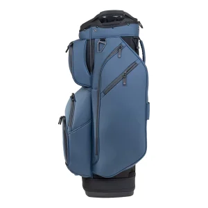 Custom PU Leather Golf Cart Bag with Waterproof Zipper Pockets