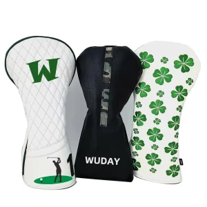 Custom PU Leather Golf Driver Club Head Cover