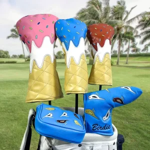 Custom PU Leather Golf Driver Head Cover