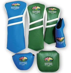 Custom PU Leather Golf Driver and Wood Club Headcovers with Embroidery Printing