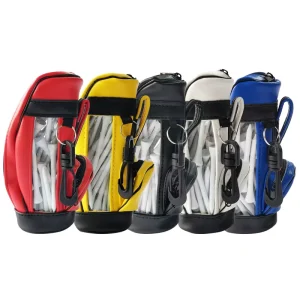 Custom PU Mini Golf Bag Custom Portable Golf Accessories Golf Tees