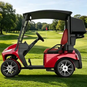 Custom Paint Color Golf Cart Community Staff Transport Cart Lightweight Maintenance Cart Environmental Friendly Golf Vehicle