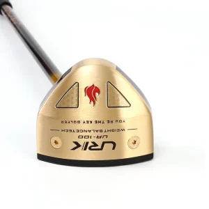 Custom Park Golf Clubs PU Grip Low Center Gravity Gold Foil Pattern Design