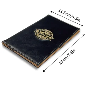 Custom Personalized Logo Golf Scorecard Holder Leather Score Card With Hook Ball Marker Supplies