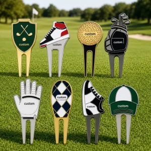 Custom Pivot Style Metal Golf Wedge Divot Repair Tool Golf Club Name Divot Tool Unique Golf Accessories