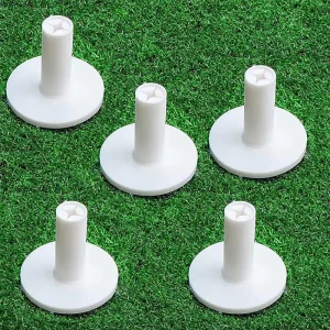 Custom Plastic Golf Tees Rubber Tee Holder for Driving Range Mats Practice Accessories