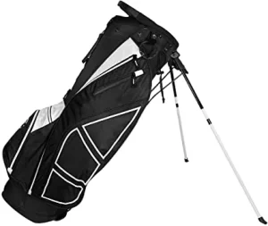 Custom Polyester Golf Stand Bag with Cooler Pocket, 6 Dividers, Detachable Adjustable Strap