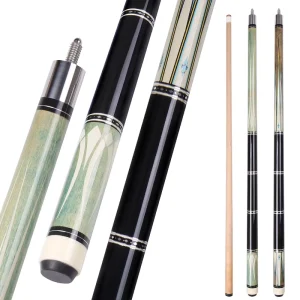 Custom Pool Billiard Cue Stick AA Grade Canadian Hard Maple Shaft Stainless Steel Joint 13mm Tip Lightweight Durable