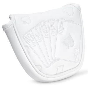 Custom Print Golf Club Headcover Embroidery Golf Headcover PU Leather Golf Mallet Putter Cover