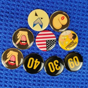 Custom Printed Metal Golf Ball Markers OEM Logo Sticker Insert Golf Accessories