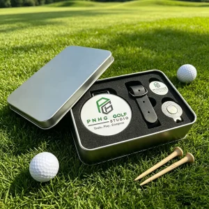 Custom Printing Golf Gift Set Custom Name Golf Bag Membership Tag Embossed Novelty Golf Ball Marker