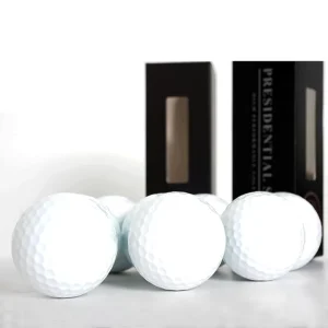 Custom Private Label White Profession Smart Antique Urethane Soft Tournament Training 3 Pcs Layer Golf Balls