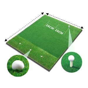 Custom Professional Premium Turf Golf Sports Flooring Golf Hitting Mat for Indoor Backyard Screen Simulator Practice
