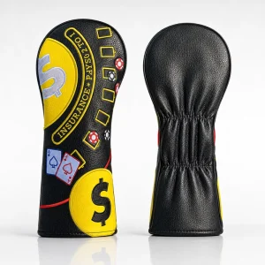 Custom Pu Leather Golf Headcover Mallet Blade Putter Head Cover PU Leather Golf Club Cover Factory