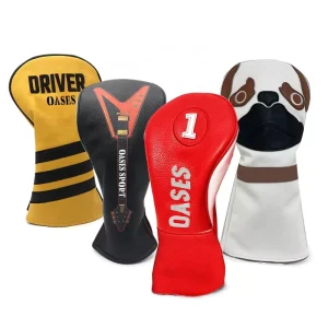 Custom Quality Driver Golf Club Cover PU Leather Golf Headcovers