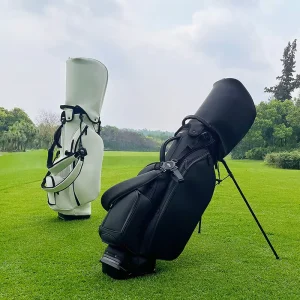 Custom Quality Luxury Waterproof Lightweight Golf Stand Bag OEM Brand Professional PU Leather for Men Women