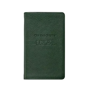Custom Simple Style Mini Portable Embossed PU Golf Scorecard Holder