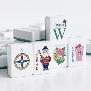 Custom Size Color American Mahjong Tiles Golf Master Mahjong Set Acrylic Mahjong Tiles 160 Piece Game Set Adult Entertainment