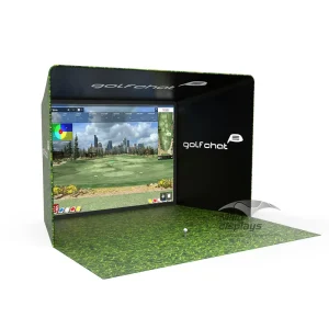 Custom Size Golf Practice Hitting Net Aluminum Frame Golf Cage for Indoor and Outdoor Sport Event Mobi Home Golf Enclosure
