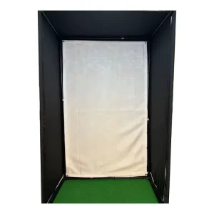 Custom Size Virtual Low Noise 3D Reality High Precision 1280X720 Resolution Indoor Game Center White Polyester Projection Golf
