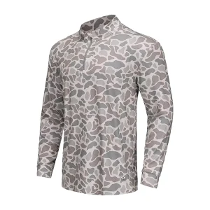 Custom Sublimation Stand Quarter Zip Lightweight Moisture Wicking Antimicrobial UPF 50 Sun Protection Eco Friendly Autumn