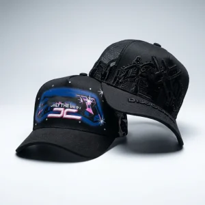 Custom Trucker Hat 3D Embroidery Black Mesh Cap Logo Print Snapback Hat