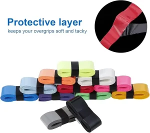 Custom Ultra Tacky Sports Racket Overgrips Multi Color Sweatproof PU Handle Grips Bulk OEM for All Kinds of Rackets