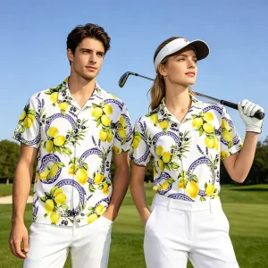 Custom Unisex Golf Polo Shirt Spandex Polyester Anti UV Windproof Eco Friendly Breathable Stretch ODM Factory Direct