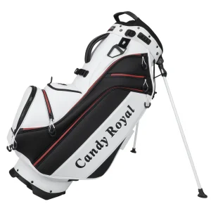 Custom Unisex White Lightweight Waterproof PU Leather OEM Golf Bag