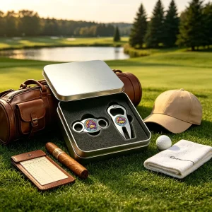 Custom V Blank Cutter Set Accessory for Cigar Cutter and Lighter Ashtray Custom Logo Mold Golf Ball Marker