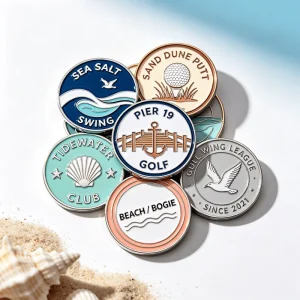 Custom Various Style Funny Golf Hat Magnetic Ball Marker Golf Ball Markers Animal Golf Ball Stamp Marker