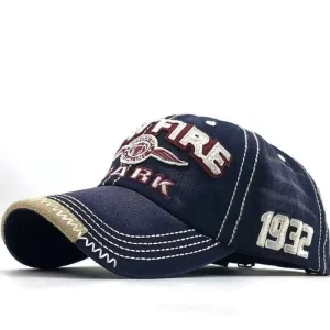 Custom Vintage Dad Hat Acid Washed Cotton Unstructured Adjustable Baseball Cap With Embroidery Contrast Stitching Brim Trucker