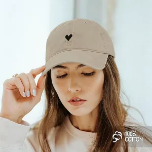 Custom Vintage Washed Unstructured Cotton Khaki Dad Hat Embroidered Unisex Baseball Cap