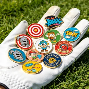 Custom Watch Face Blank Golf Ball Marker in Box Pen Metal Low MOQ Magnet Custom and Tee Laser Engrave for Golf