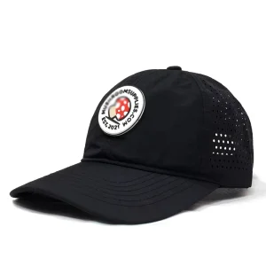 Custom Waterproof Baseball Cap 5 Panel Laser Performance Golf Hat Perforated Trucker Hat Embroidery Snapback Cap