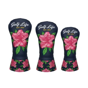 Custom Wood Club Head Cover Golf Headcover Premium Embroidery Effect PU Leather Driver Headcovers