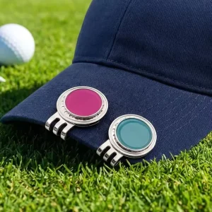 Custom Zinc Alloy Golf Hat Clip Magnetic Ball Marker Holder Golf Cap Clip Accessories Metal Crafts