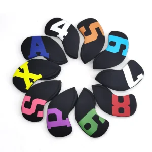 Custom logo Colorful Golf Iron Club Covers Set