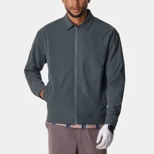 Custom logo Polyester Full Printed Sublimation Windbreaker Men Sports Wearing Outdoor Golf Jacket