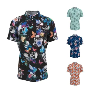 Custom logo Popular Design Sublimated Men’s Polo Shirt High Performance Sports Golf Polo Shirts