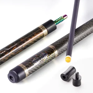 Customizable Butt Maple Technology Carbon Fiber Pool Cue Stick Billiard Professional 147cm Low Deflection Cue No Graphite
