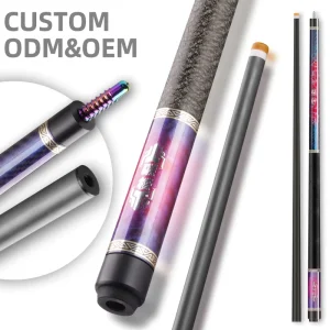 Customizable Carbon Fiber Pool Cue Shaft Blanks Pro Billiard Snooker Stick with Accessories snooker billiard cues
