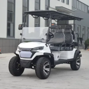 Customizable Colors Electric 4+2 Passenger Off Road Golf Buggy with Lithium Battery for Scenic Area Sightseeing