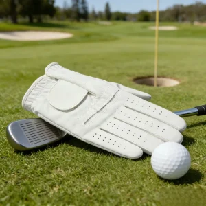 Customizable Design Logo Genuine Leather Golf Gloves Breathable Waterproof Soft Anti Slip Durable Sports Gloves
